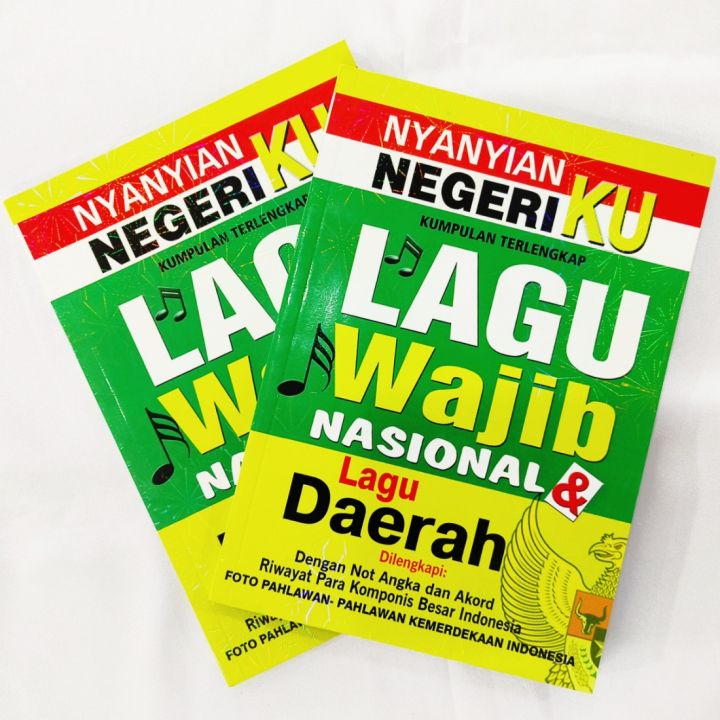 Buku Kumpulan Lagu Wajib Nasional Dan Lagu Daerah | Lazada Indonesia