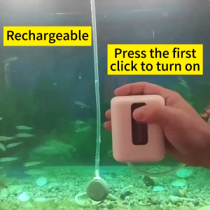 Portable Aquarium oxygen pump Suitable for small water tanks USB Wireless charging Air pump