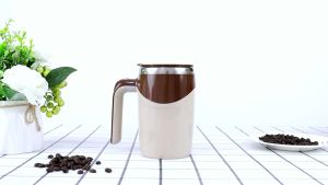 380ml Automatic Magnetic Coffee Cup: Rechargeable Self Stirring Mug for Home Office Travel