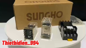 Rờ Le trung gian SUNGHO Hàn Quốc MY-4S 24VDC 14 chân dẹt nhỏ/ MY-2S 12VDC 8 chân dẹt nhỏ (CHÍNH HÃNG)
