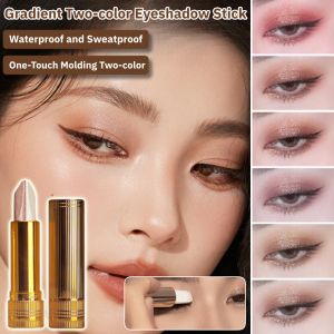 Lazy Essential Velvet Gradient Dual Color Eyeshadow Stick: Quick & Lasting Eye Makeup