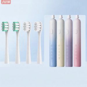Soft Bristle Electric Toothbrush Head Cloud Shape Roman Column Replacement Head for Oral Care Early June Suitable for Adults