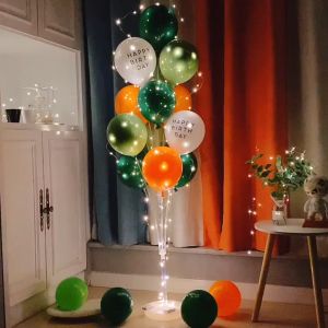 BỘ TRỤ TREO BÓNG  KÈM ĐÈN KÈM BÓNG NHƯ HÌNH   TRANG TRÍ SINH NHẬT TIỆC CƯỚI NGÀY TẾT PARTY .