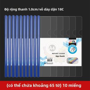 JIELI | Thùng Hồ Sơ Dây Kéo Dày Trong Suốt A4 Dung Lượng Lớn Tùy Chỉnh