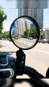 Bicycle Rear Mirror Universal 360° Rotatable Convex Mirror for MTB Gravel Bike Accessories Wide Field of Vision Clearer View