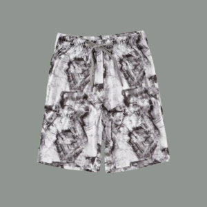 Tani Modaile Mens Short Pants Soft Elastic Casual Home Pants Jungle Print Comfortable Five-Point Shorts Modal Fabric