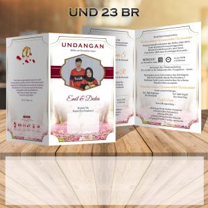 UNDANGAN PERNIKAHAN MURAH RUSTIK SIMPLE ELEGAN