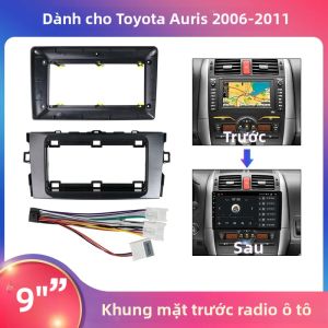 Toyota Auris E150 Radio Xe Hơi Fascia Frame Dash Lắp Bảng Điều Khiển Bộ Âm Thanh Mặt Tấm Adapter Cho Các Mẫu Xe 2006-2012