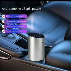 Difusor de Aceites Esenciales Ambientador Para Coche Nebulizador De Aromaterapia Sin Agua Máquina Aromática De Aceite Difusor De