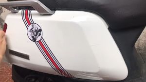 Motorcycle Stickers Italy Flag Case Decals Accessories For PIAGGIO VESPA GTS GTV LX LXV SPRINT 50 125 150 200 250 300 300ie NS125LA