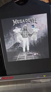 เสื้อยืด Megadeth อาจารย์แดง (Cotton 100%)