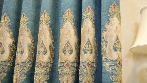 2024 Luxury European Curtain Curtains for Bedroom85% Blackout Rate Drapes for Living Room Elegant Window Treatments Jacquard Brown Curtain Sliding Door Curtains Support Customize