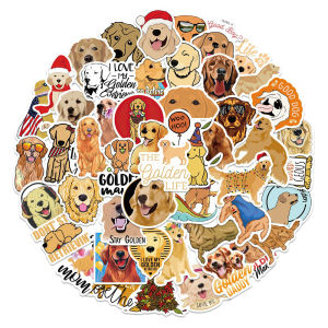 Bộ Hình Dán Hoạt Hình Golden Retriever Kawaii - Hình Dán Meme Chú Chó Động Vật Dễ Thương Cho Sổ Lưu Niệm Điện Thoại Hành Lý Xe Đạp 10/30/50 Cái Gói