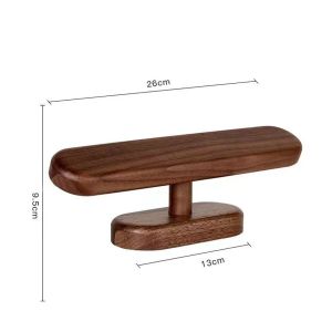 Giá Đỡ Đồng Hồ Dây Chuyền Lắc Chân Bằng Gỗ Óc Chó 1 Cái Dùng Để Trưng Bày Trên Quầy