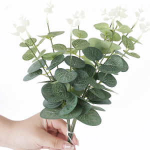 10 Chiếc Lá Bạch Đàn 30Cm Hoa Mô Phỏng Lá Nhân Tạo Cây Giả Hoa Cắm Trang Trí Bắc Âu Tiệc Cưới Tại Nhà