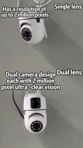 V380 Pro Dual Lens CCTV Camera Outdoor Waterproof HDTwo-Way Audio Night Vision monitor Surveillance
