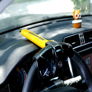 Car Steering Wheel T Type Anti-theft Lock Heavy Duty Security SUV Truck Car Lock Enhance Automobile Security