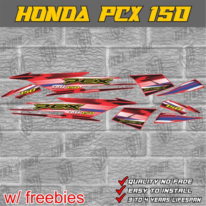 Honda PCX 150 decals sticker, laminated | Lazada PH