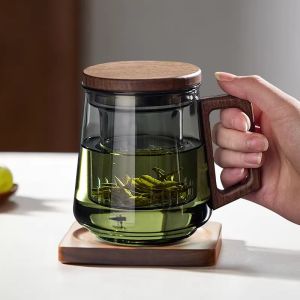 YIHUTEA | Heat Resistant Tea-water Separation Teacup