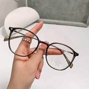 FNCXGE Women Men Myopia Glasses Fashion Square Frame Anti Radiation High Quality Branded Eyeglasses Retro Replaceable Lens Computer Eyewear