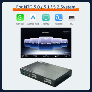 Không Dây Carplay Giải Mã Cho Mercedes Benz GLS 2016-2018 Ntg 5.0 Hỗ Trợ Android Tự Động OEM Màn Hình Cập Nhật liên kết gương Siri Điều Khiển Ban Đầu Airplay Bluetooth Navigation Máy nghe nhạc đa phương tiện