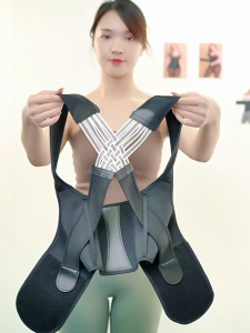 เสื้อหลังตรง เข็มขัดยกของ 6 ขนาด ที่รัดพยุงหลังและเอว พยุงเอวแก้ปวด ปรับหลังตร บรรเทาอาการปวดหลัง แก้ปัญหาหลังค่อม G3436