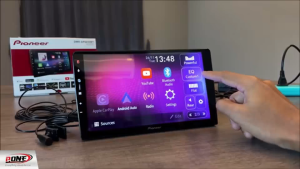 Pioneer จอ 9 นิ้ว DMH-AP6650BT | รองรับ Wireless Apple CarPlay | พร้อมชุดสาย Android