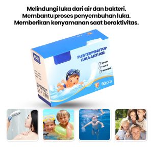 Stiker Tahan Air Bebas Khawatir & Stiker Renang Plester Portabel