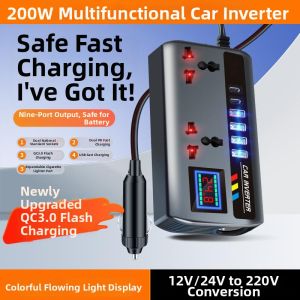 BAIJUYICHESHI | Multi-Function Car Inverter 24v12v to 220V Power Converter