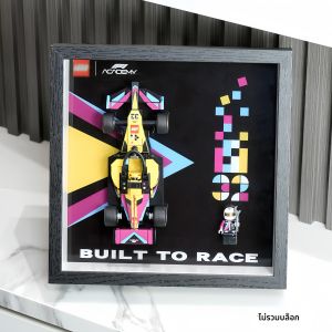 Dustproof Display Case for Lego 77258 F1 Car Wall Mount