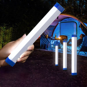 Rechargeable LED Strip Emergency Light - Magnetic Portable Bulb for Night Work Lighting Strip Light Market Stall Outdoor Camping