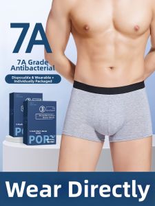 Sterilized Disposable Large Size Mens Boxer Shorts for Travel Independent Packaging