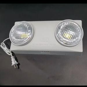 Emergency Lamp LED Wall Mounted Emergency Light Twin Dual Eye Rechargeable Light Fire Safety