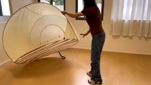 Pop up Tent Indoor Outdoor Camping One-click Open Tent Large Space Sunshade Sunscreen Garden Courtyard Kids Tent