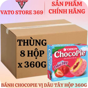 Bánh CHOCOPIE vị dâu tây hộp 360g