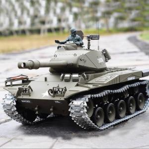 Heng Long 2.4G Remote Control Tank 1/16 U.S Walker Bulldog RC Tank 7.0 Upgraded Version with Infrared Metal Track