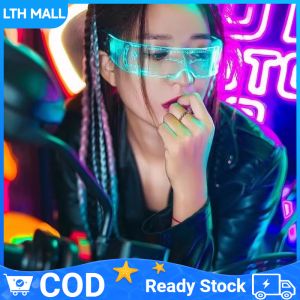 HOT พร้อมส่ง แว่นตา มีไฟ led แว่นตาปาร์ตี้ แว่นตาเรืองแสง เรืองแสงในที่มืด 7 สี