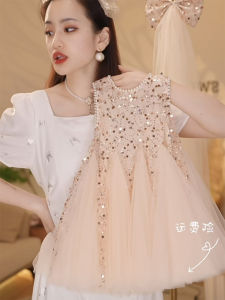 Váy Lưới Mùa Hè Cho Bé Gái Váy Công Chúa Không Tay Áo Vest Váy Cho Bé Gái Váy Lưới Cho Bé Gái Váy Cho Bé Gái Từ 2-15 Tuổi