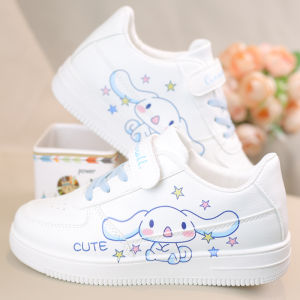 Girls Sport Shoes Magic Tape Board Shoes Childrens Running Shoes Warm Winter Rubber Bottom PU Material for Little Girls