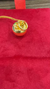 Poh Heng Jewellery 22K Golden Apple Pendant in Yellow Gold[Price By Weight]