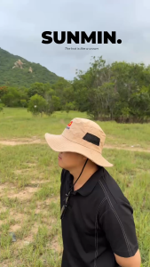 Nón Tai Bèo Thêu Cờ Đỏ Sao Vàng Việt Nam Nón Tình Nguyện Viên Mũ Bucket Chống Nắng | SUNMIN-NNL026