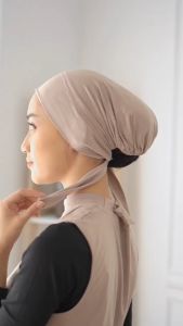 QINARA INNER HIJAB TALI/ Ciput Ninja/ Iner Hijab/Daleman Jilbab Tali Cepol/ Inner Kualitas Premium Tanpa Bikin Pusing/ Nyaman Dipakai/ Ciput Hijab Terbaru Wanita Anti Budeg/ Iner Rayon Premium