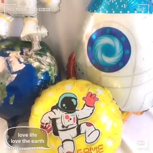 Balon Foil Karakter Jumbo Astronot Luar Angkasa Balon Ulang Tahun