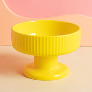 Ceramic Cat Bowl High-legged Dog Food Basin Anti-overturning Cat Grain Bowl Water Bowl Liu Dau Yuan Pet Supplies