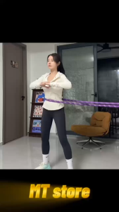 Vòng dây lắc eo giảm mỡ bụng giảm cân rope hula hoop tập cơ hông tập yoga gym kháng lực DOL