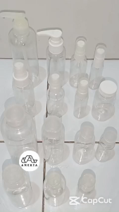 Botol Spray Kosong Parfum Fliptop Pliptop Presstop Pump Sabun Cair Lotion 30ml 60ml 100ml 250ml TUTUP PUTIH TRANSPARAN Bening PET Tebal 30 60 100 250 ml Botol Shortneck