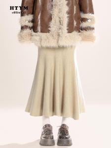 HTYM | Autumn New Vintage Slim Fit Pencil Skirt