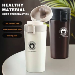 380ml Stainless Steel Travel Coffee Cup tumbler with bounce lid