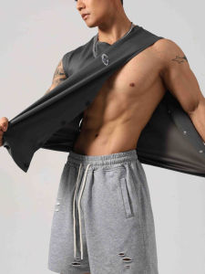 JSGJ | Side-Slit Loose Men T-Shirt Vest