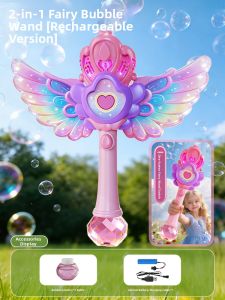 TEMiTANGMI | Light-up Automatic Bubble Wand Toy for Girls